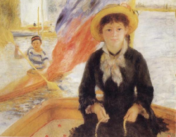 Pierre Renoir Girl in a Boat china oil painting image